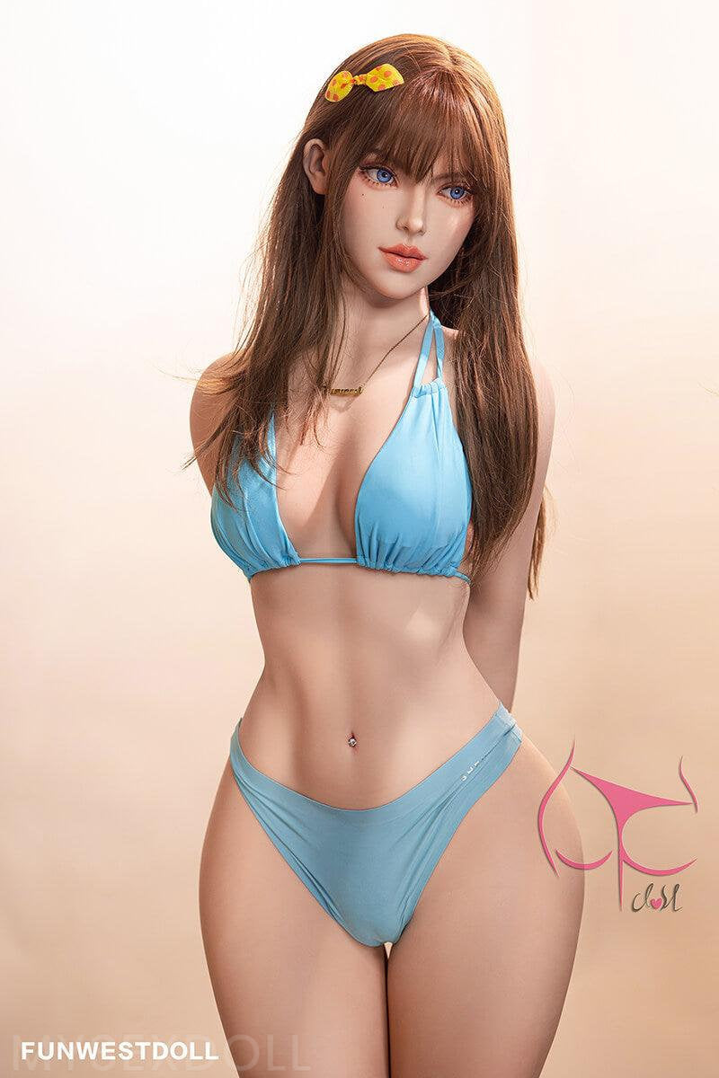 Funwest | Dolly 5ft 2/157cm Flexible Small Breast TPE Sex Doll (Customizable)