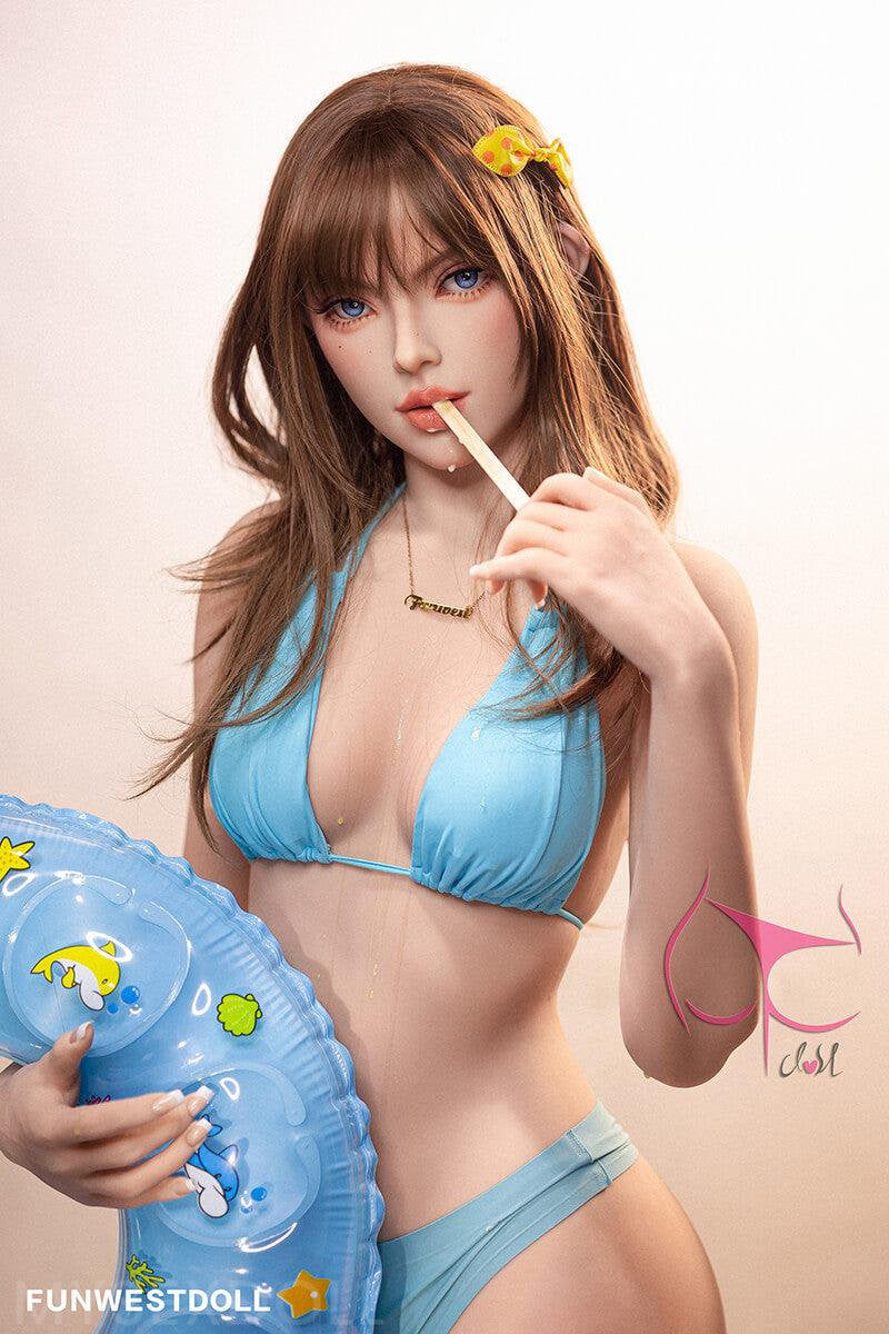 Funwest | Dolly 5ft 2/157cm Flexible Small Breast TPE Sex Doll (Customizable)