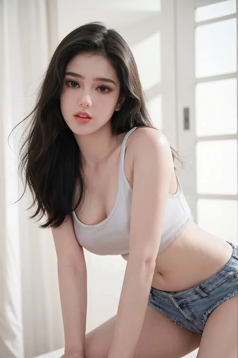 SY Doll | Pearle 4Ft 11 150cm Realistic Large Breast TPE Sex Doll (Customizable)