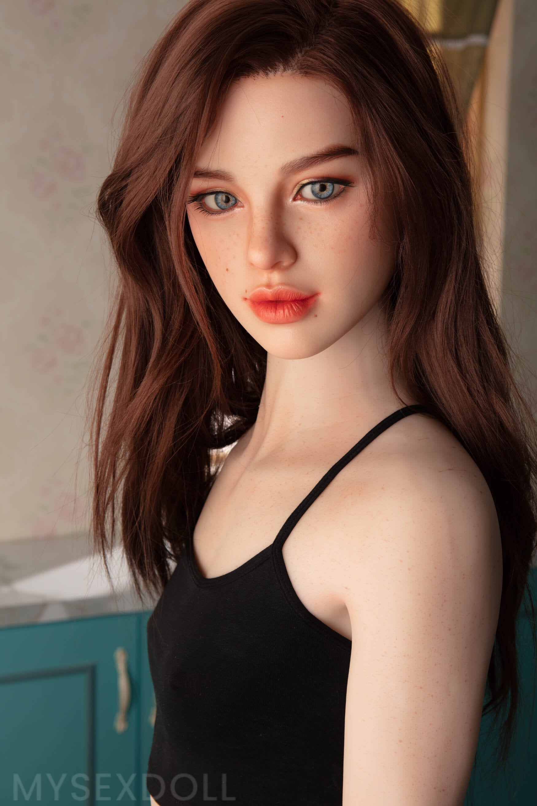Starpery | Meghann 5Ft 7/171cm Realistic Small Breast Silicone Head Sex Doll (Customizable)