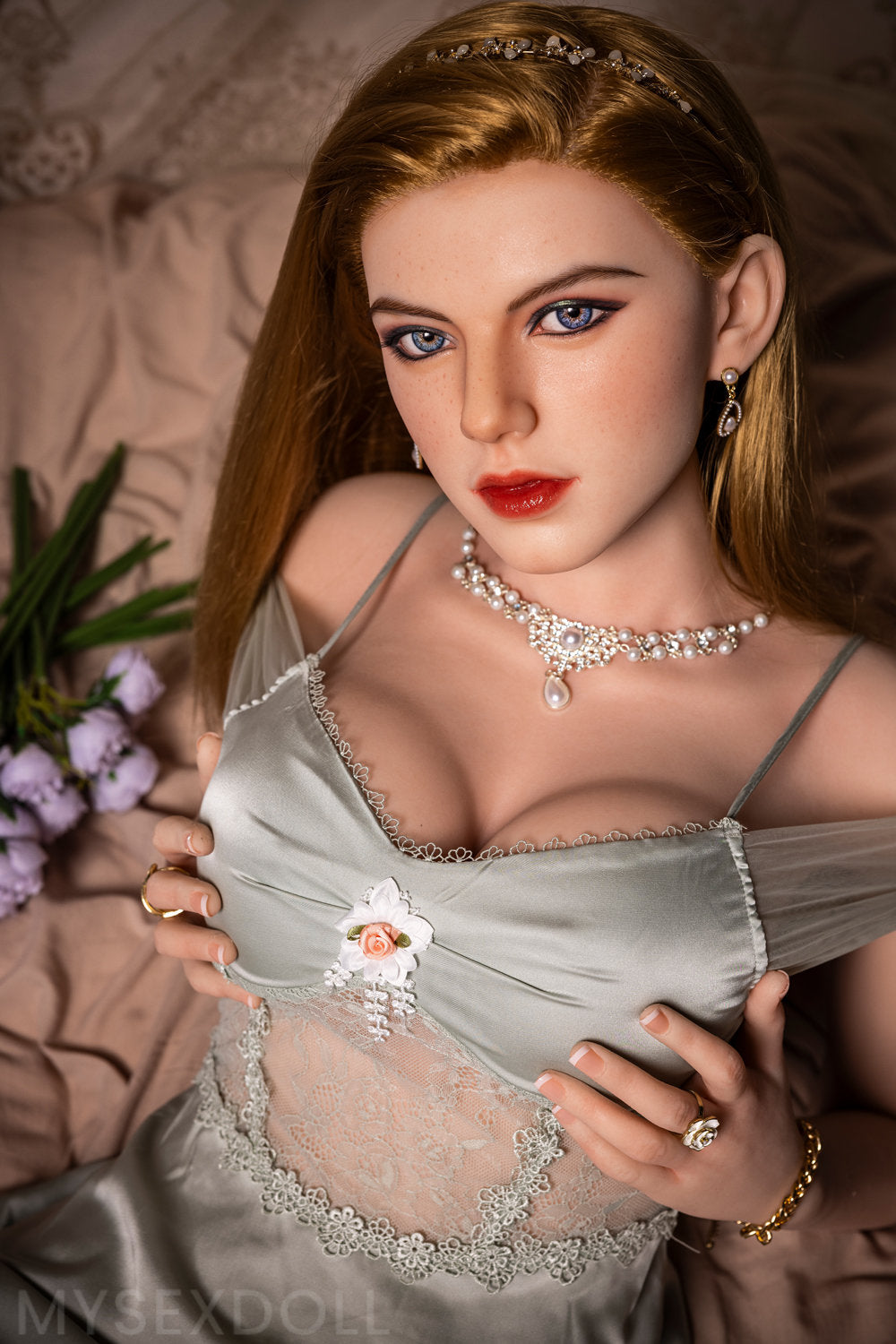 Starpery | Margie 5Ft 6/167cm lifelike Large Breast Silicone Head Sex Doll (Customizable)