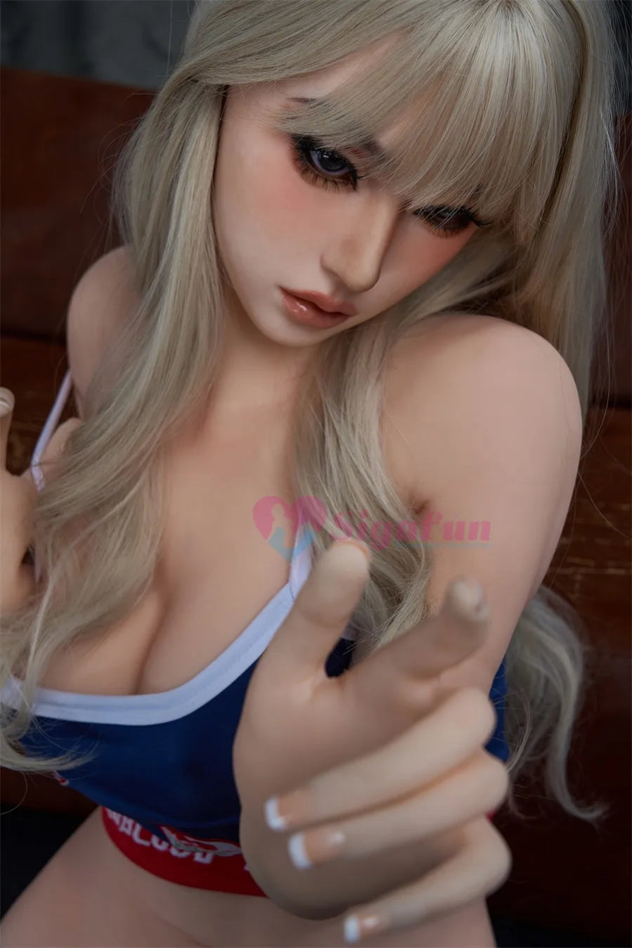 Sigafun | Jacque 5Ft 4/163cm Realistic Large Breast Silicone Head Sex Doll (US Stock )