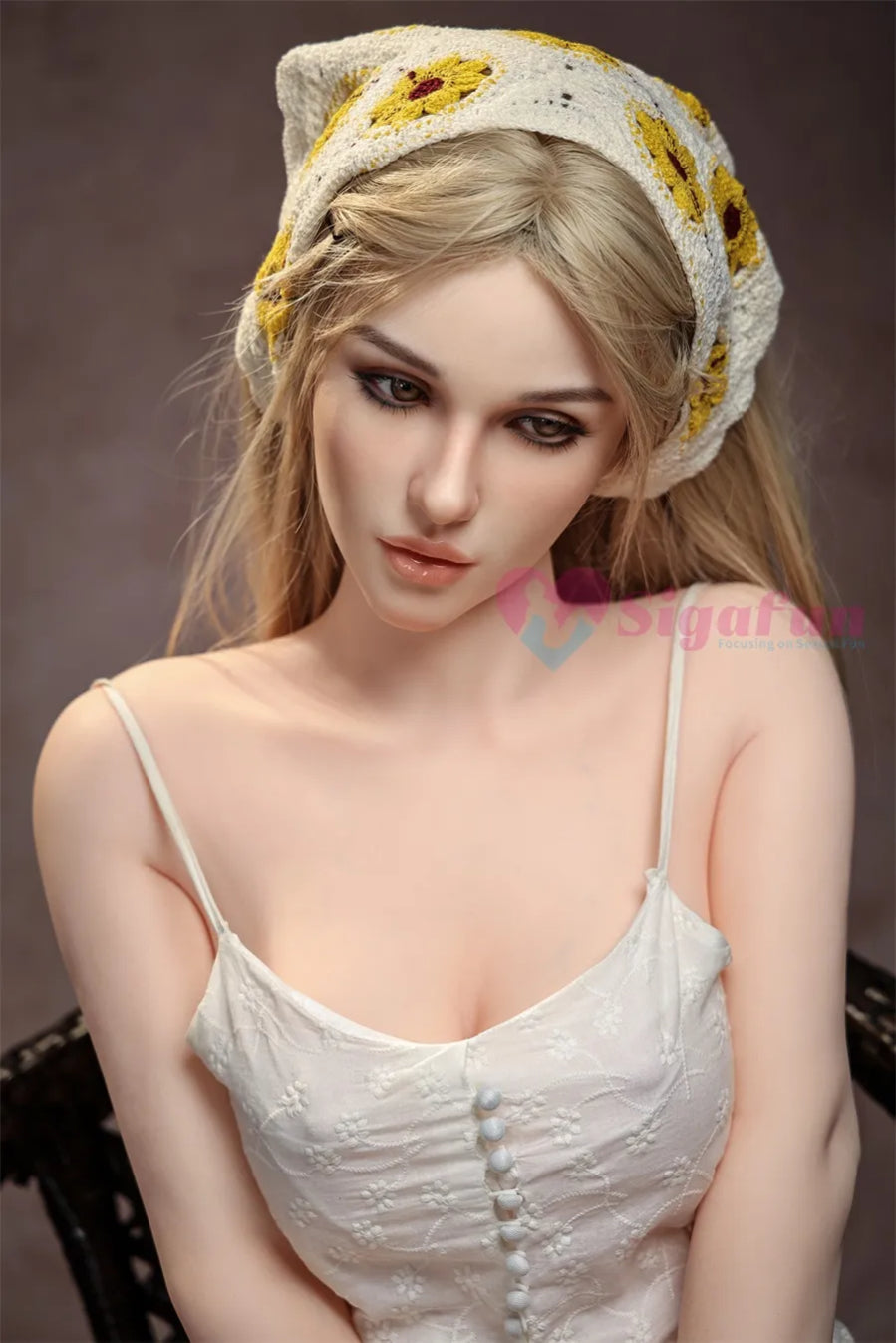 Sigafun | Lorina 5Ft 4/163cm Flexible Large Breast Silicone Head Sex Doll (US Stock )