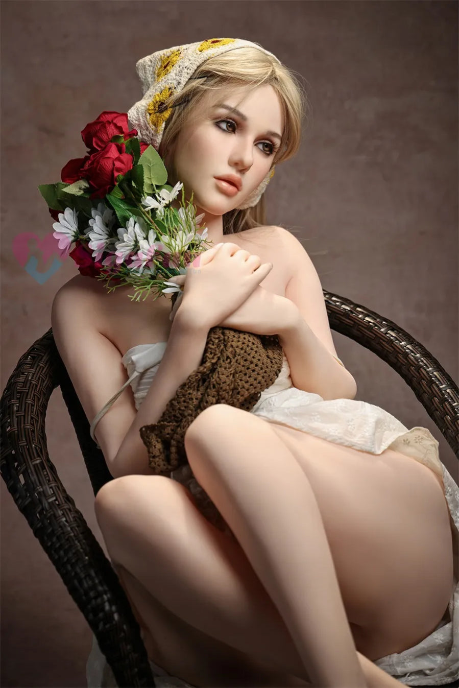 Sigafun | Lorina 5Ft 4/163cm Flexible Large Breast Silicone Head Sex Doll (US Stock )