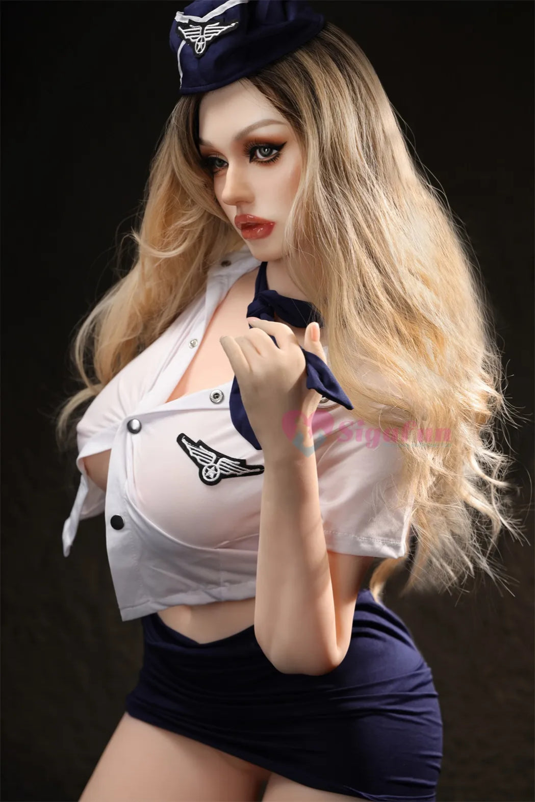 Sigafun | Marquetta 5Ft 3/159cm Engaging Large Breast Silicone Head Sex Doll (US Stock)