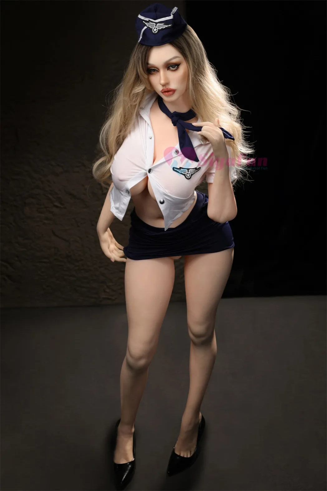 Sigafun | Marquetta 5Ft 3/159cm Engaging Large Breast Silicone Head Sex Doll (US Stock)