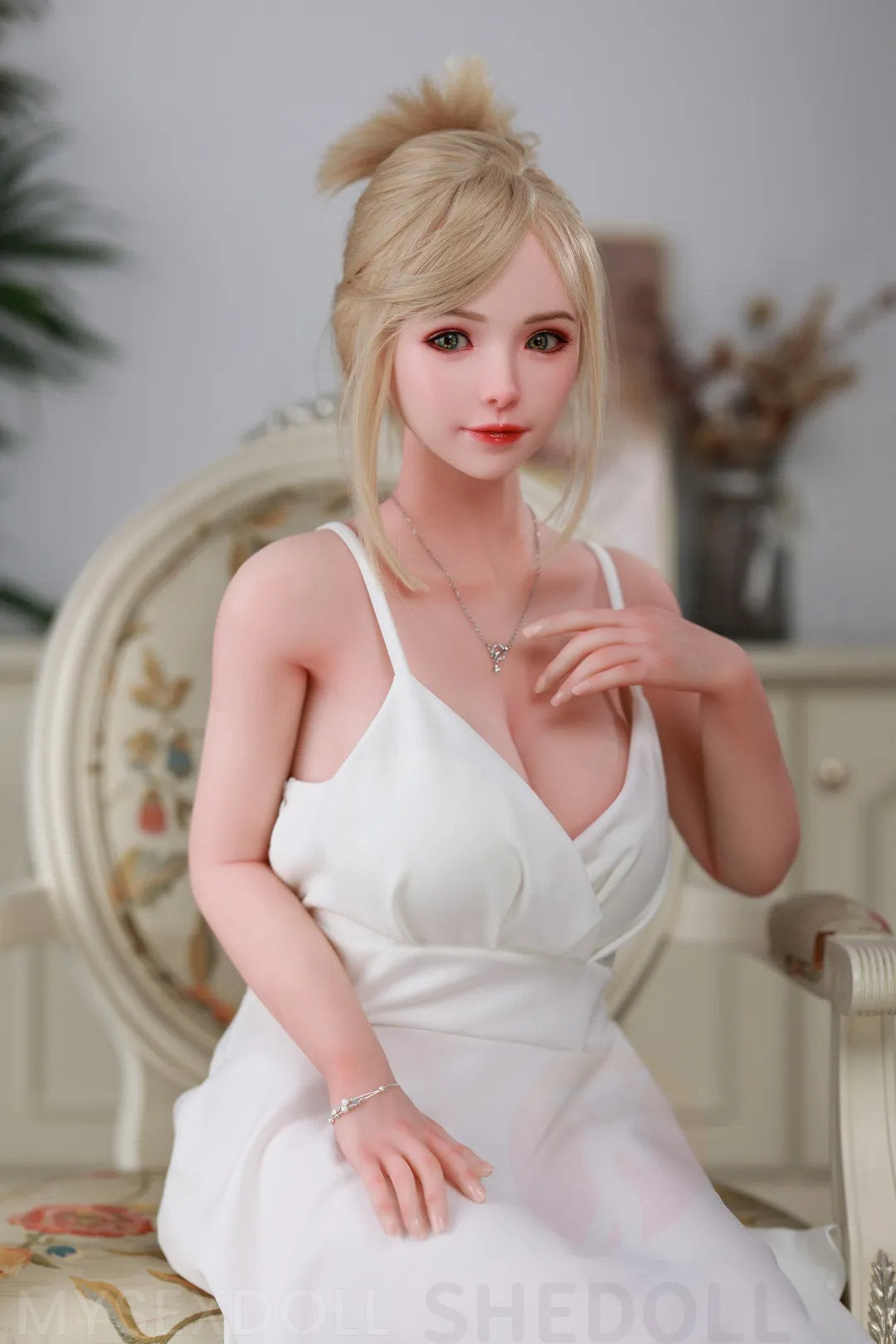 SHEDOLL | Nerine 4Ft 11/150cm Realistic Medium Breast Silicone Head Sex Doll (Customizable)