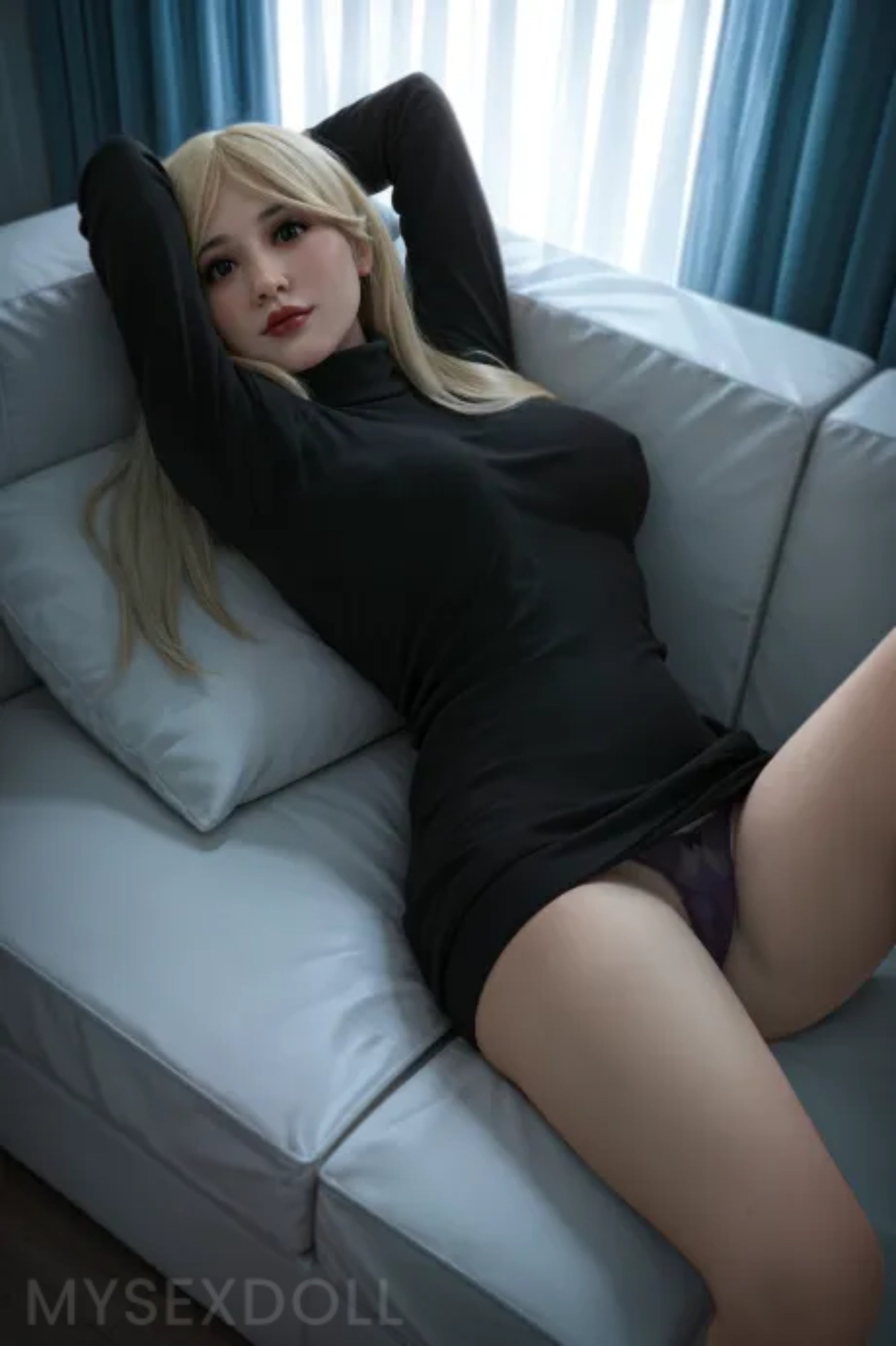 Aibei | Isabelle 5ft 5/166cm Alluring Large Breast Silicone Head Sex Doll (Customizable)