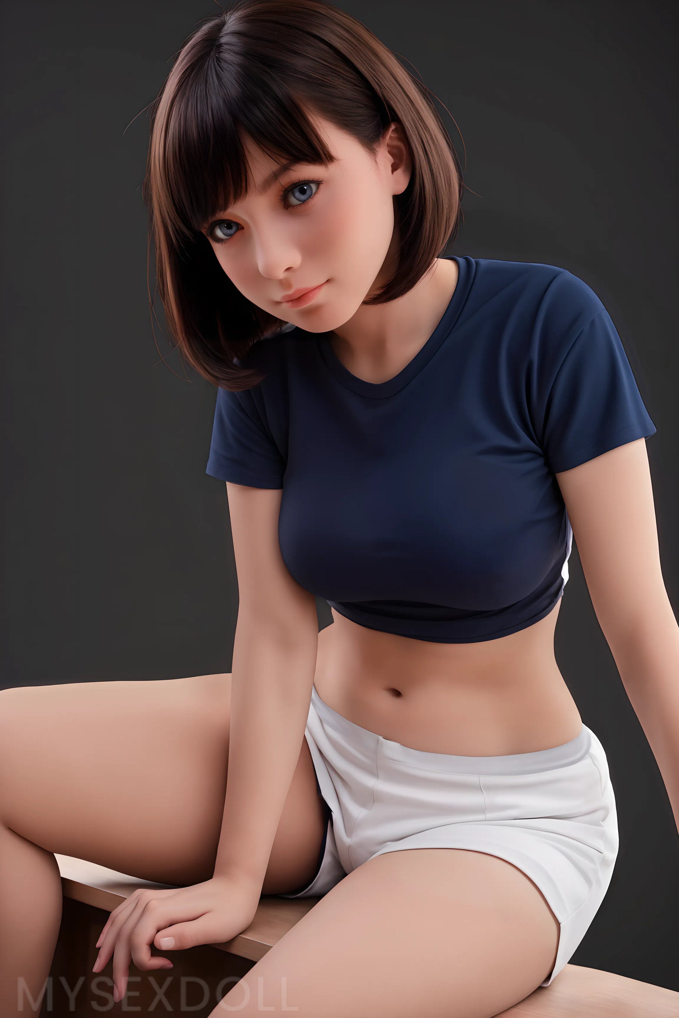 Aibei | Johnna 4ft 11/151cm Flexible Large Breast Silicone Head Sex Doll (Customizable)