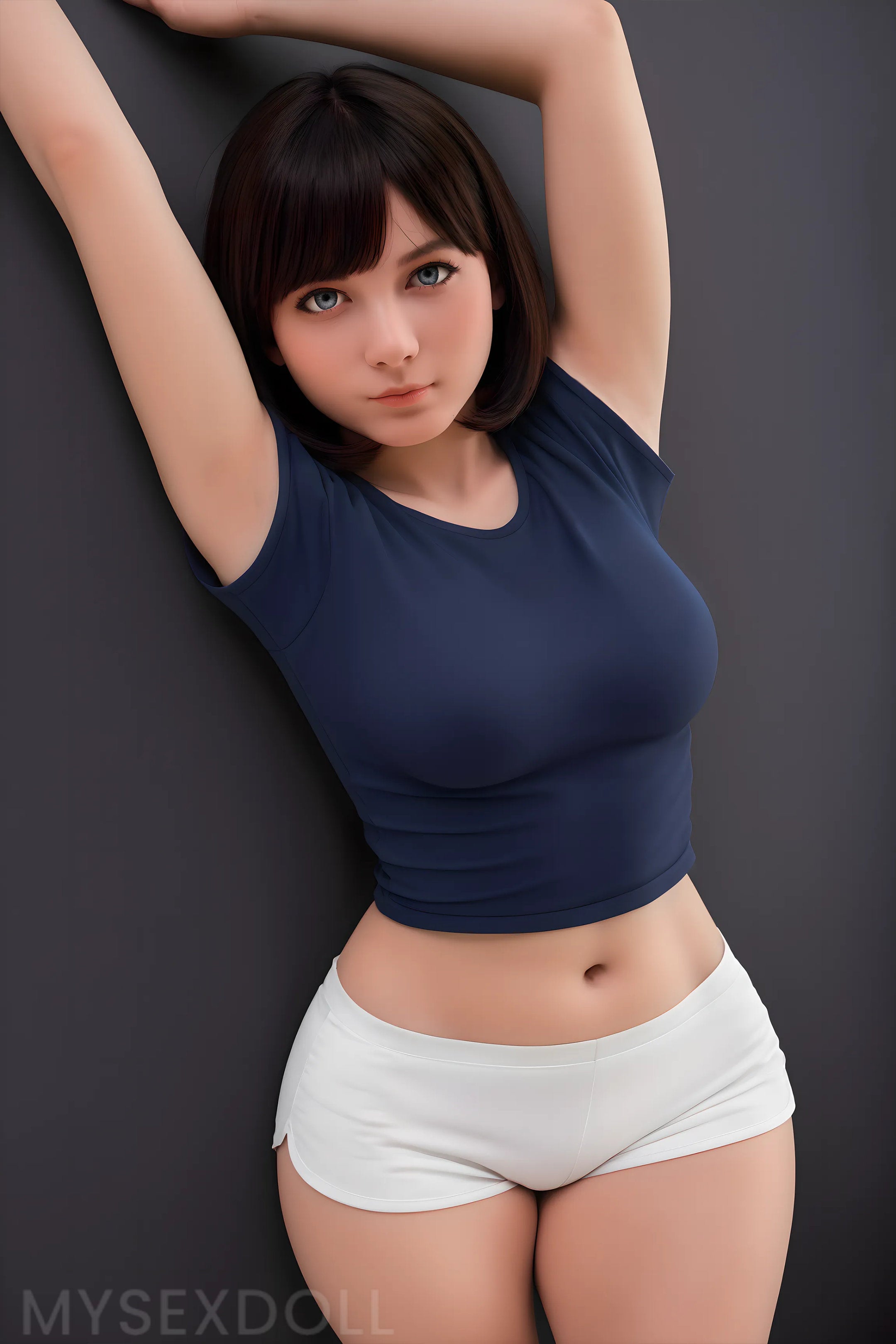 Aibei | Johnna 4ft 11/151cm Flexible Large Breast Silicone Head Sex Doll (Customizable)