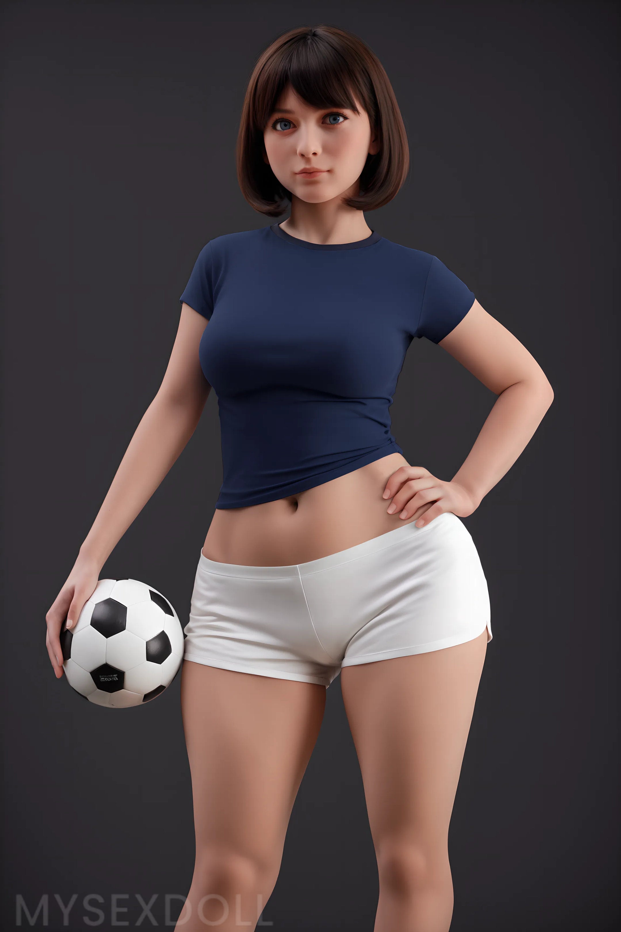 Aibei | Johnna 4ft 11/151cm Flexible Large Breast Silicone Head Sex Doll (Customizable)