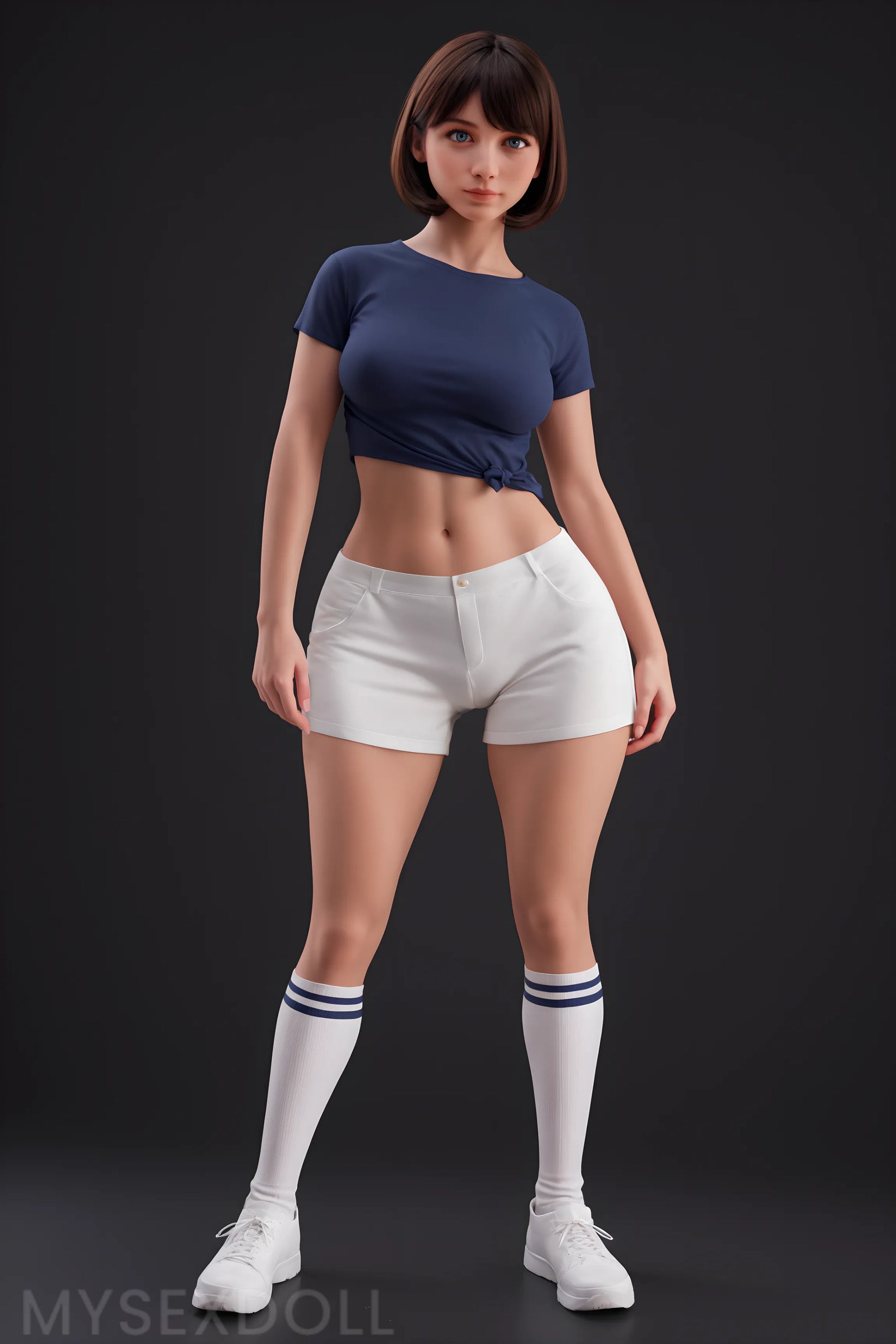 Aibei | Johnna 4ft 11/151cm Flexible Large Breast Silicone Head Sex Doll (Customizable)
