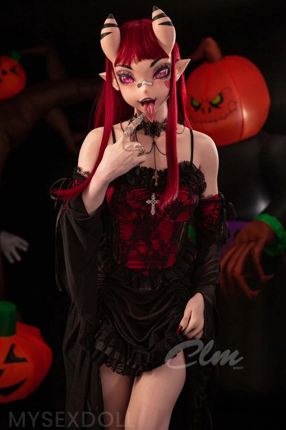 Climax | Morgana 5ft 2/157cm Refined Small Breast Silicone  Sex Doll (Customizable)