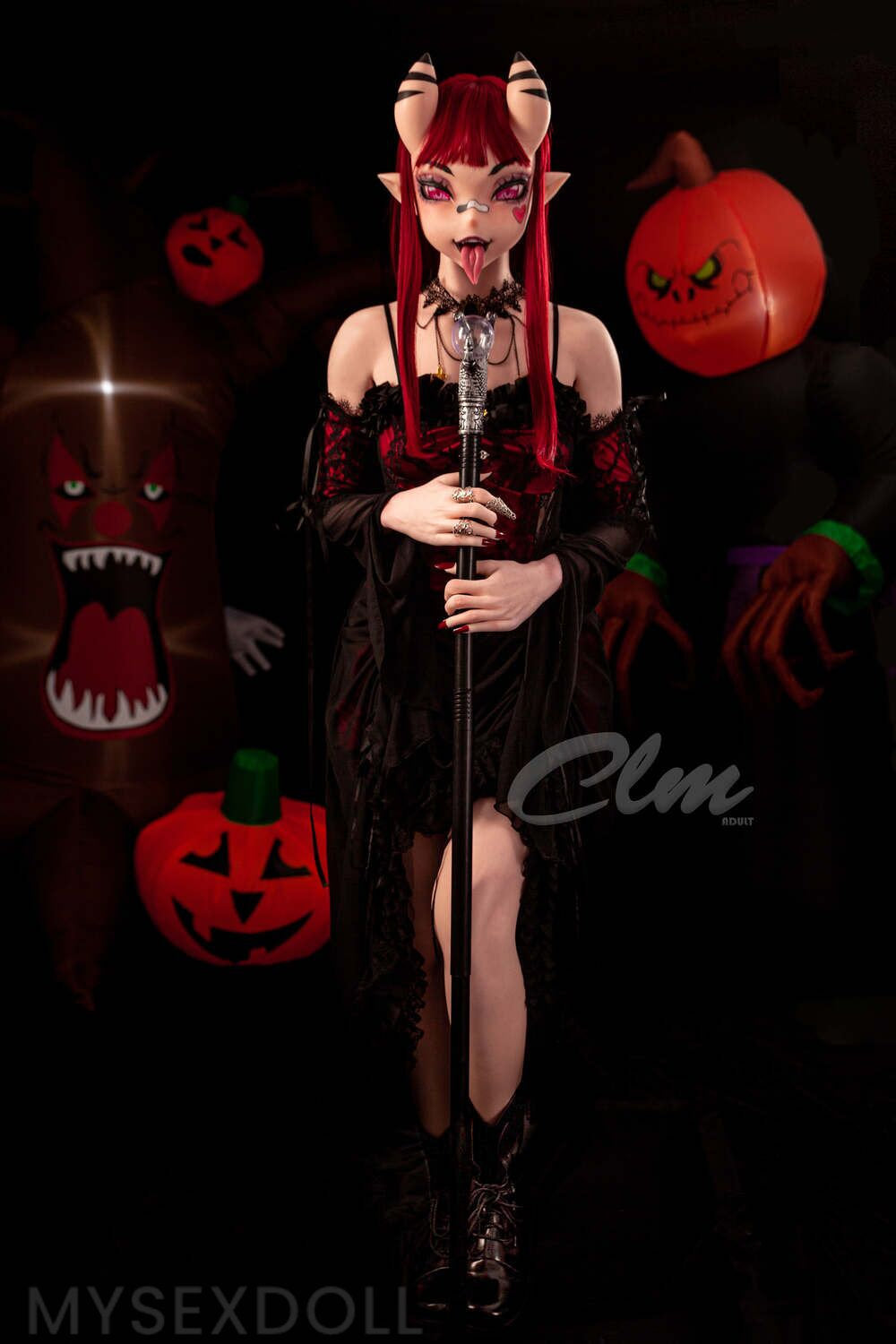 Climax | Morgana 5ft 2/157cm Refined Small Breast Silicone  Sex Doll (Customizable)