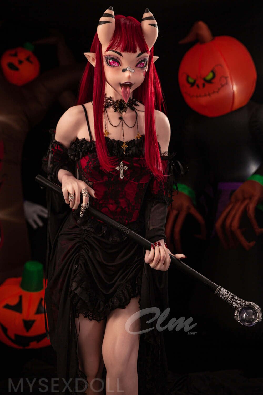 Climax | Morgana 5ft 2/157cm Refined Small Breast Silicone  Sex Doll (Customizable)