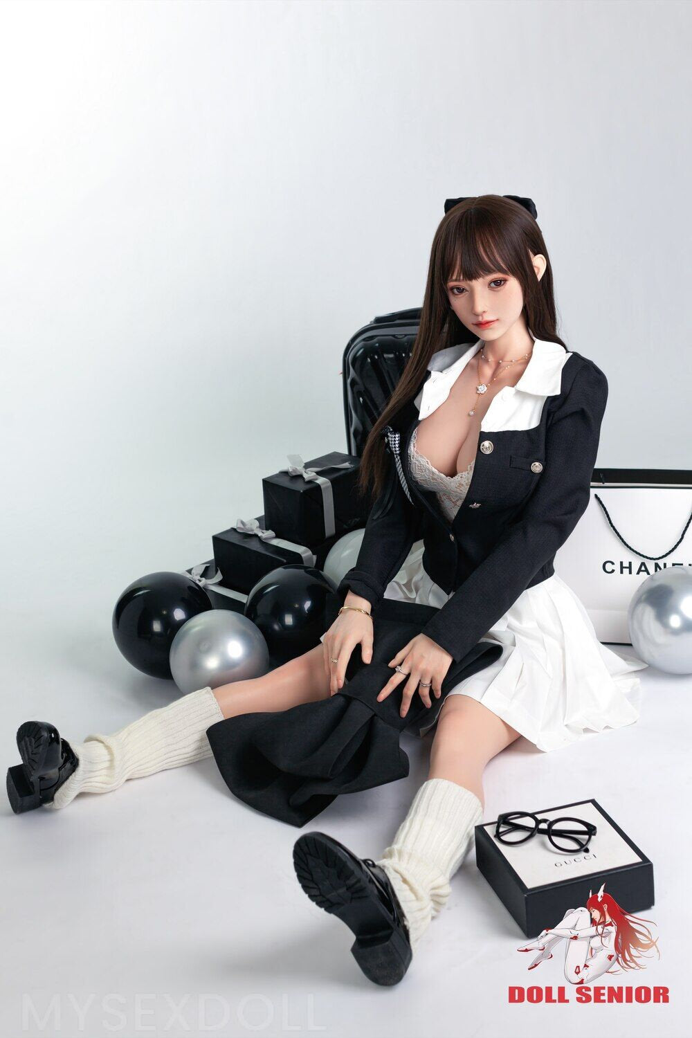 Doll Senior | Lea 5ft 2/158cm Flexible Large Breast Silicone Head Sex Doll (Customizable)