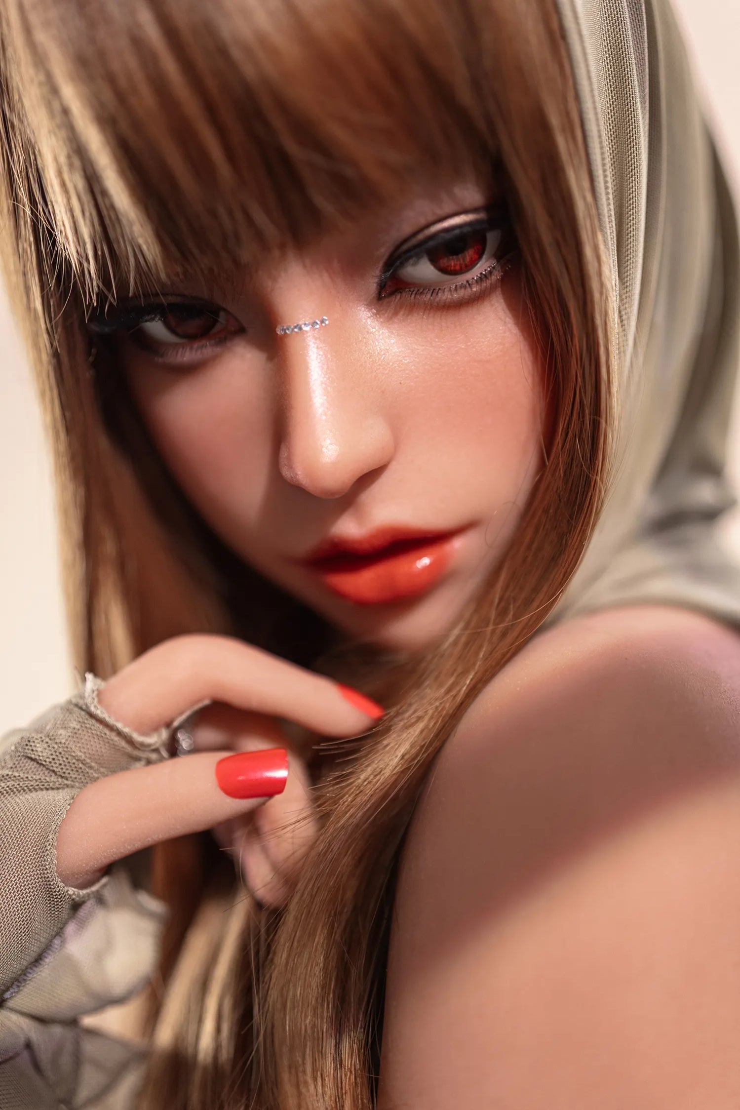 SY  | Lindy 5Ft 3/160cm Delicate Large Breast Silicone Sex Doll (Customizable)