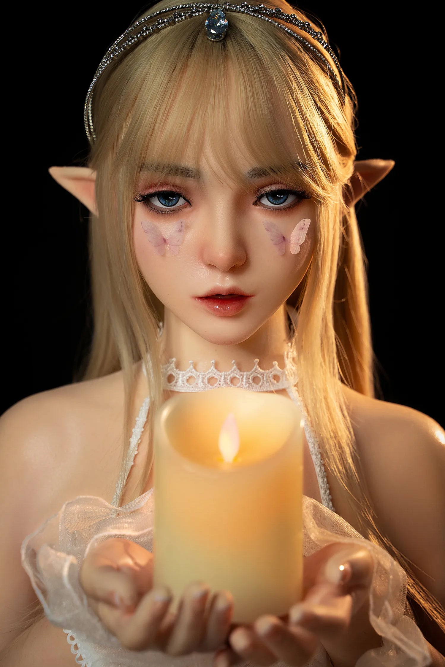 SY  | Marlys 4Ft 11  /150cm Delicate Small Breast Silicone Sex Doll (US Stock)