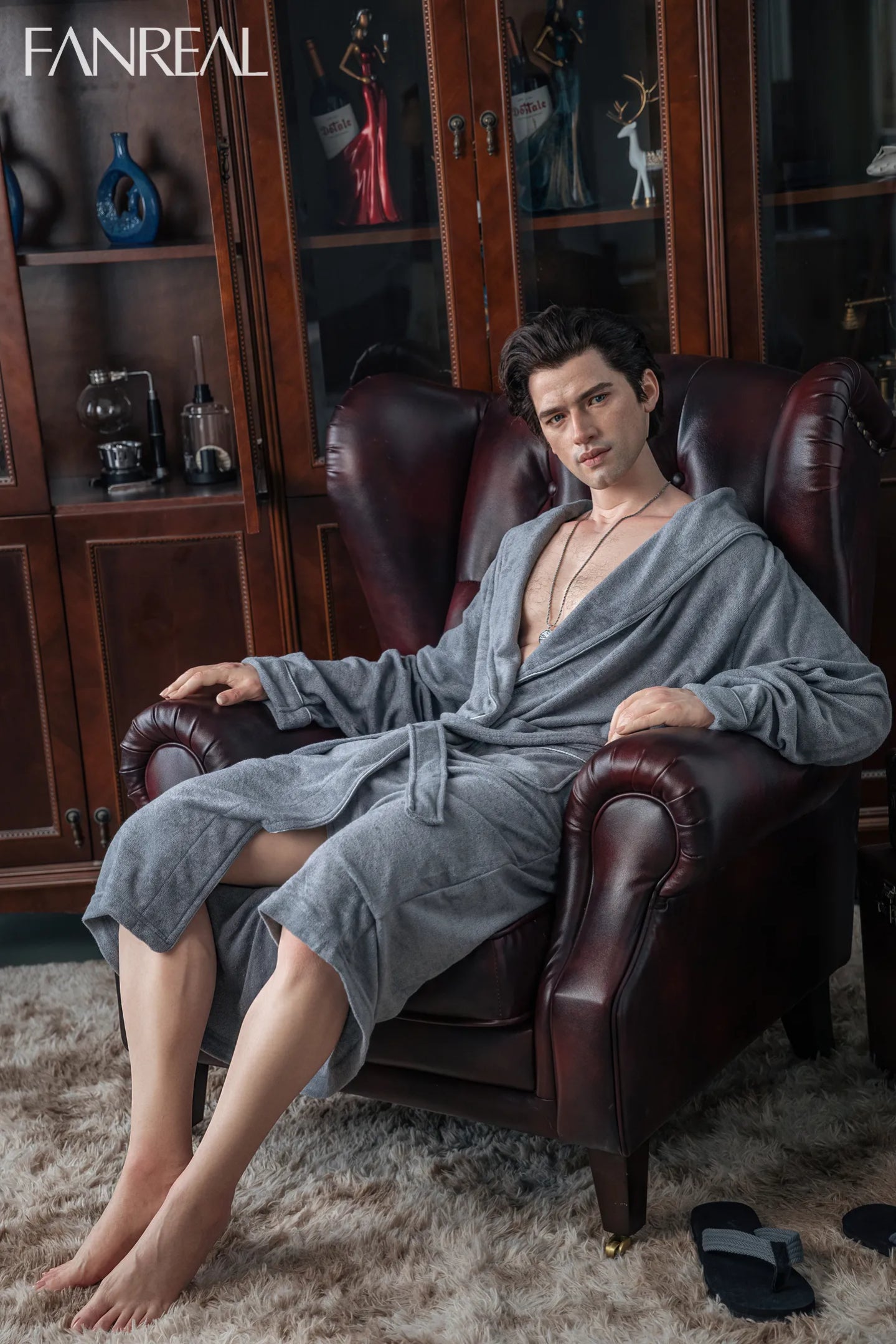 FanReal | Christopher 5Ft 8/173cm lifelike Male Silicone  Sex Doll (Customizable)