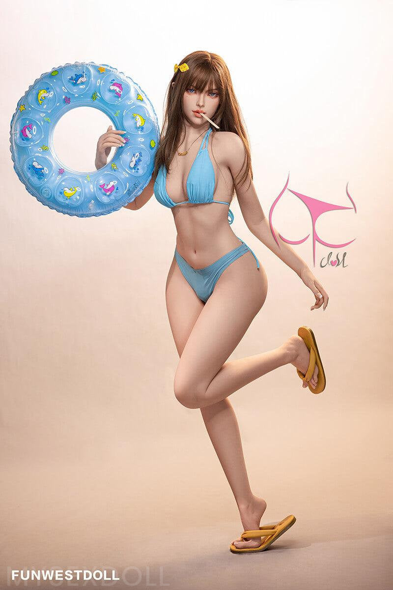 Funwest | Dolly 5ft 2/157cm Flexible Small Breast TPE Sex Doll (Customizable)