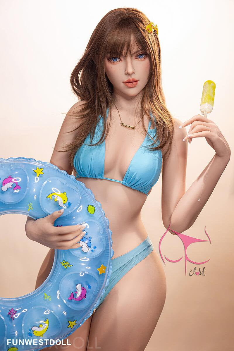 Funwest | Dolly 5ft 2/157cm Flexible Small Breast TPE Sex Doll (Customizable)