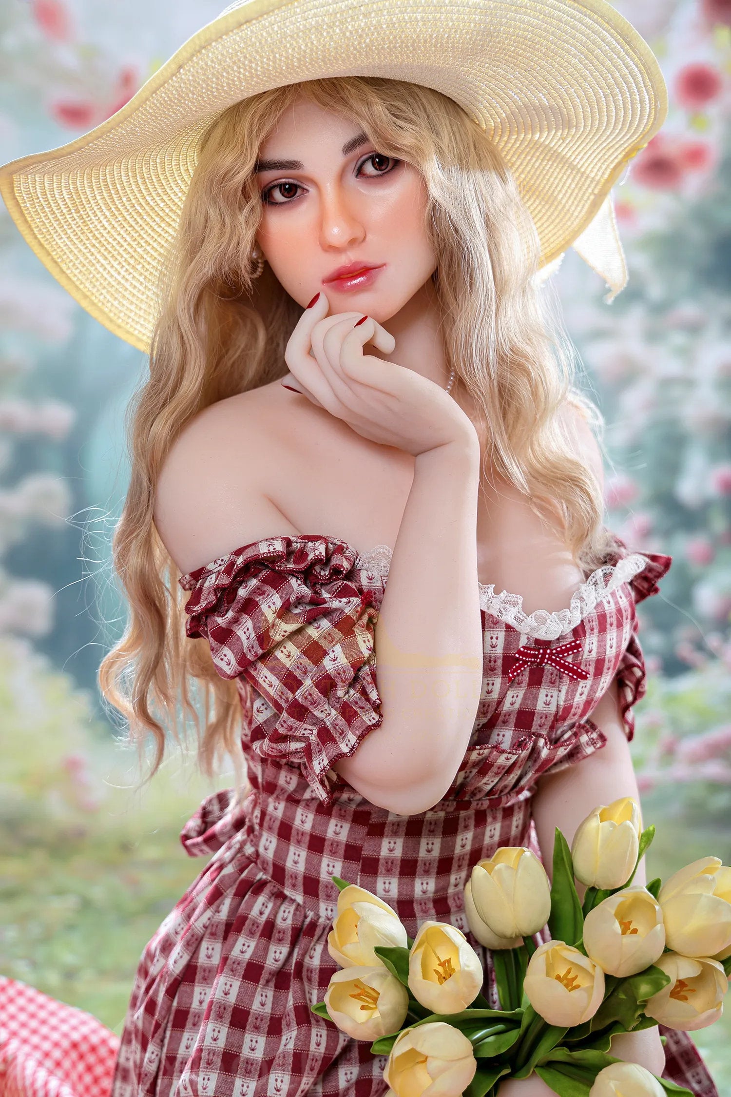 Irontech | Linnea 5Ft 3/162cm lifelike Small Breast Silicone Head Sex Doll (Customizable)