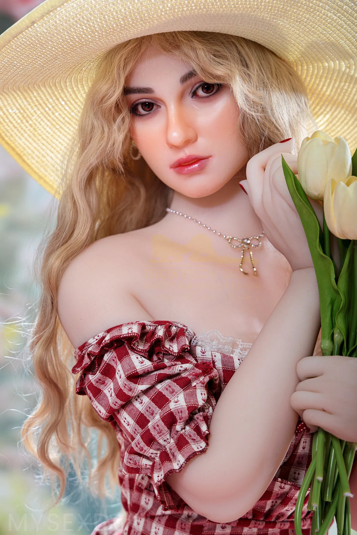 Irontech | Linnea 5Ft 3/162cm lifelike Small Breast Silicone Head Sex Doll (Customizable)