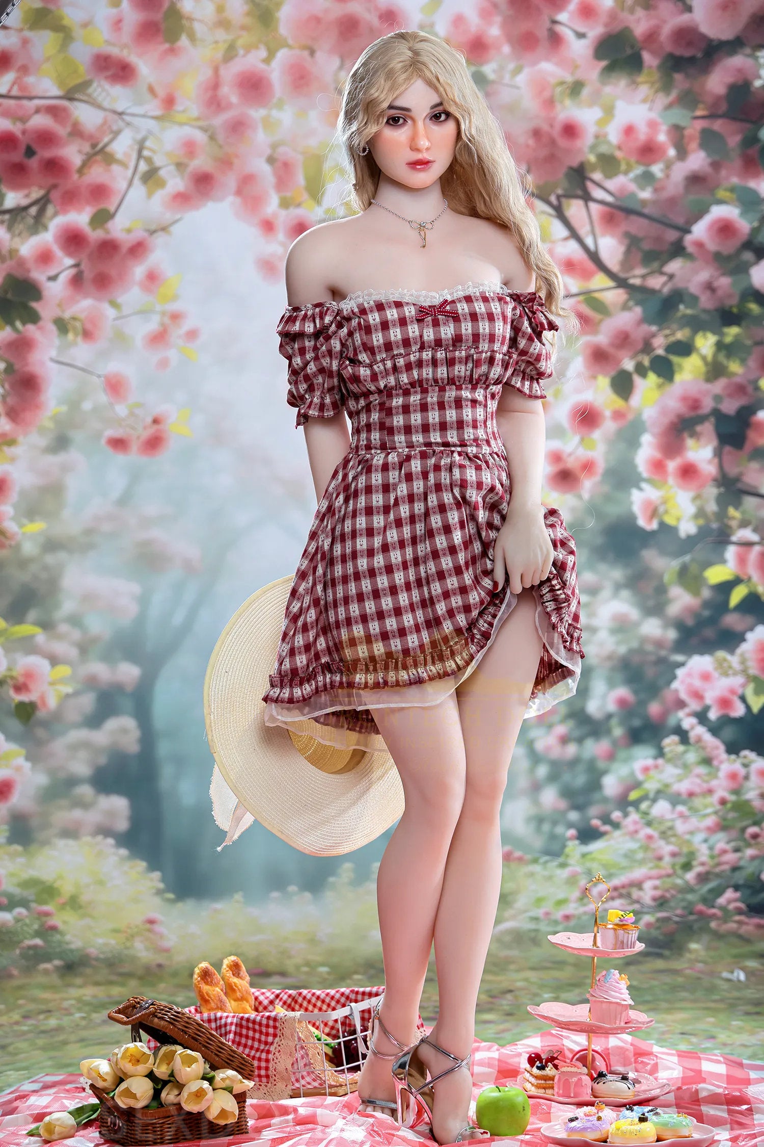 Irontech | Linnea 5Ft 3/162cm lifelike Small Breast Silicone Head Sex Doll (Customizable)
