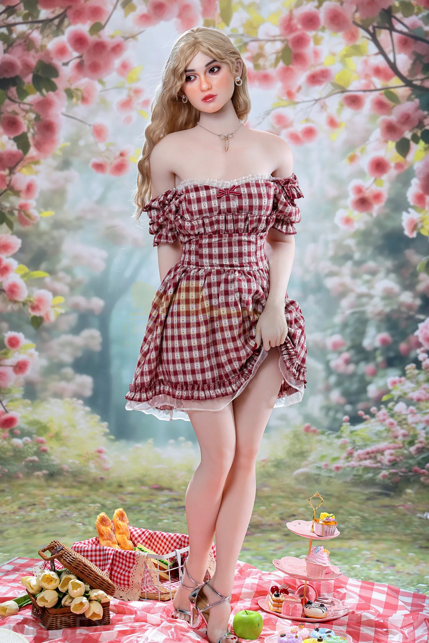 Irontech | Linnea 5Ft 3/162cm lifelike Small Breast Silicone Head Sex Doll (Customizable)