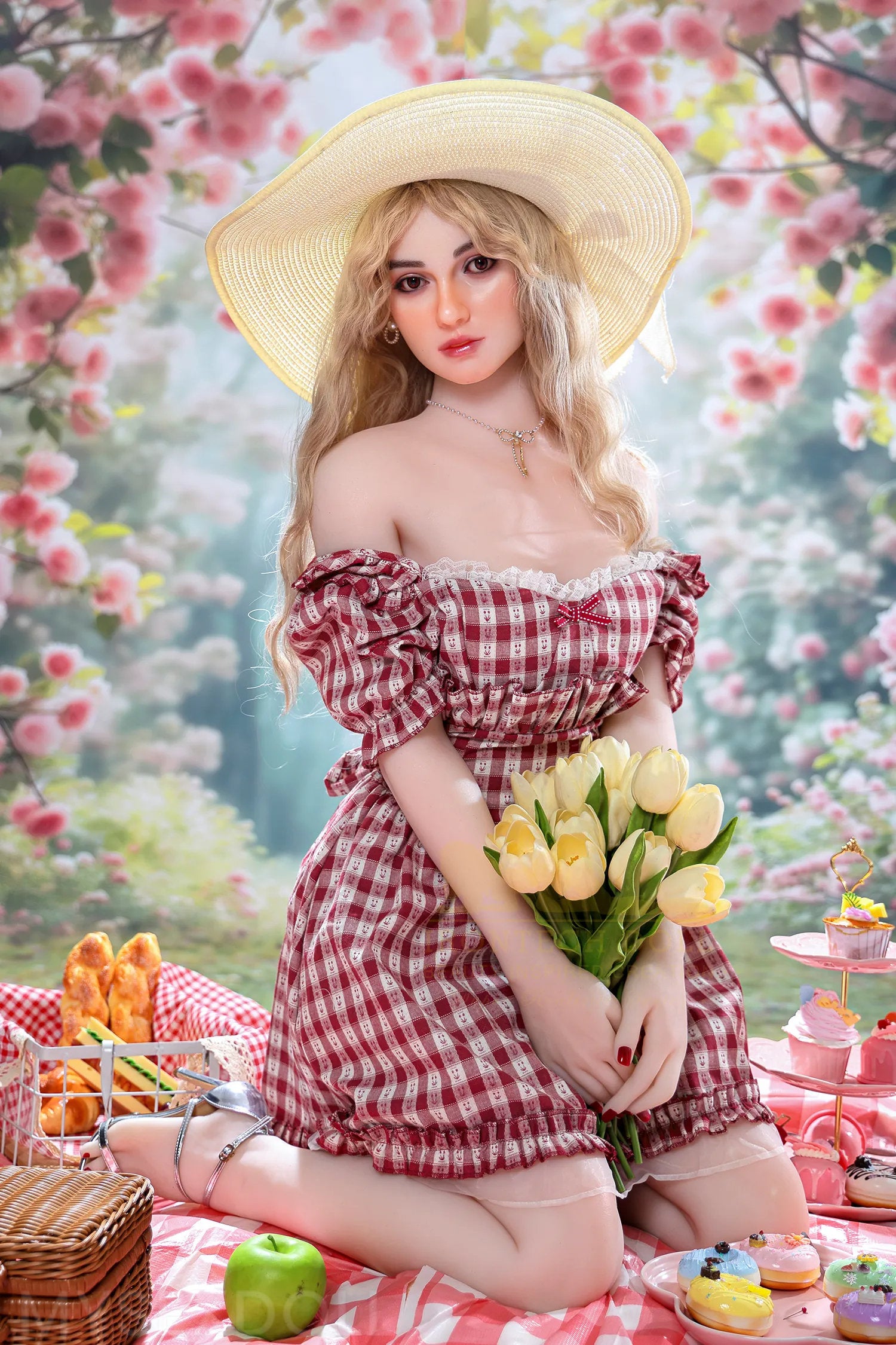 Irontech | Linnea 5Ft 3/162cm lifelike Small Breast Silicone Head Sex Doll (Customizable)