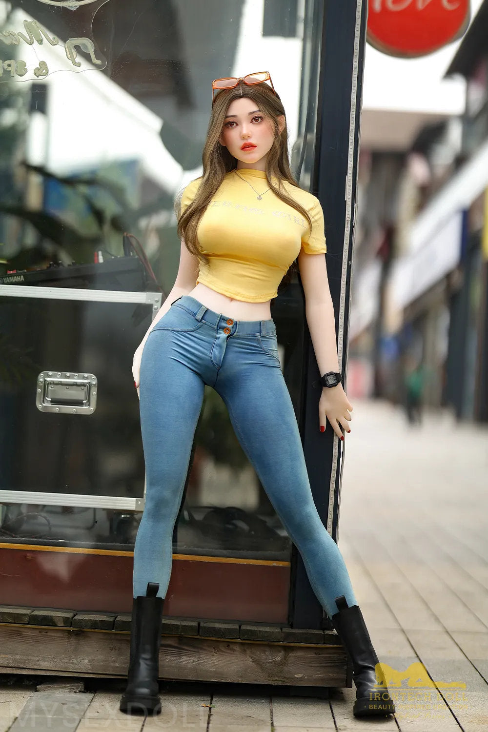 Irontech | Kandra 5Ft 3/159cm Refined Medium Breast Silicone Head Sex Doll (Customizable)