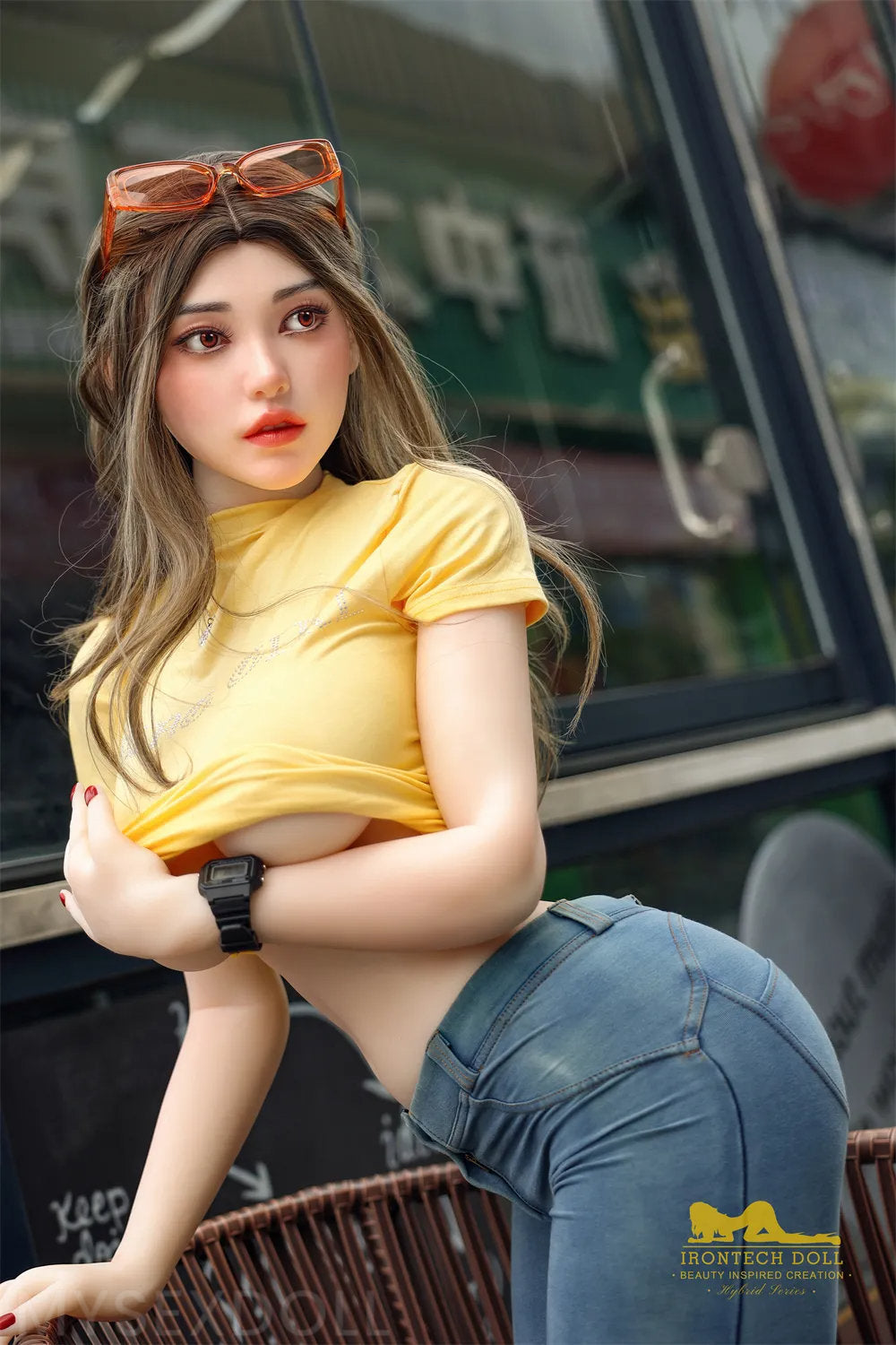 Irontech | Kandra 5Ft 3/159cm Refined Medium Breast Silicone Head Sex Doll (Customizable)