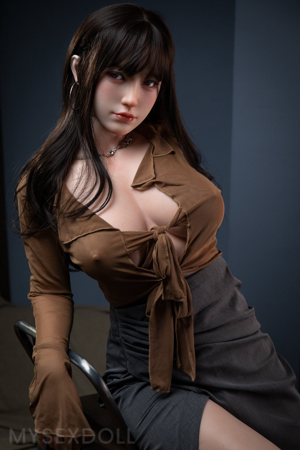 JXDOLL | Nubia 5ft 3/160cm Exquisite Large Breast Silicone Head Sex Doll (US Stock)