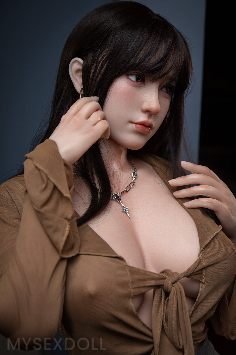 JXDOLL | Nubia 5ft 3/160cm Exquisite Large Breast Silicone Head Sex Doll (US Stock)