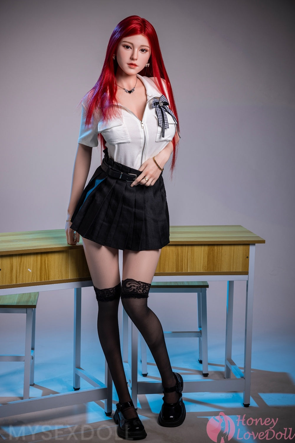 JXDOLL | Luanna 5ft 7/170cm Flexible Large Breast Silicone Head Sex Doll (Customizable)