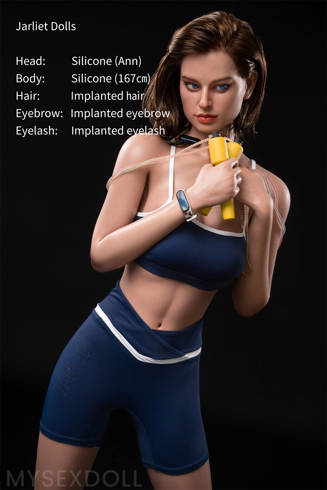 Jarliet | Dulce 5Ft 5/167cm Realistic Medium Breast Silicone Sex Doll (Customizable)
