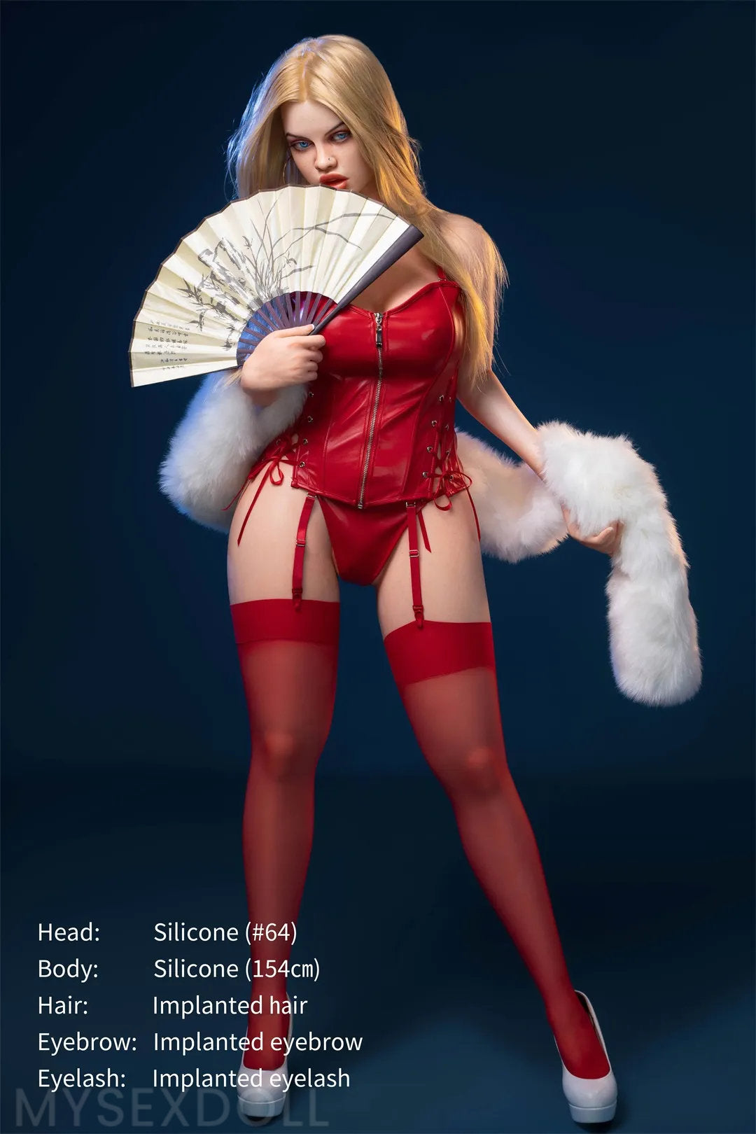 Jarliet | Dessie 5Ft 1/154cm Realistic Large Breast Silicone Head Sex Doll (Customizable)