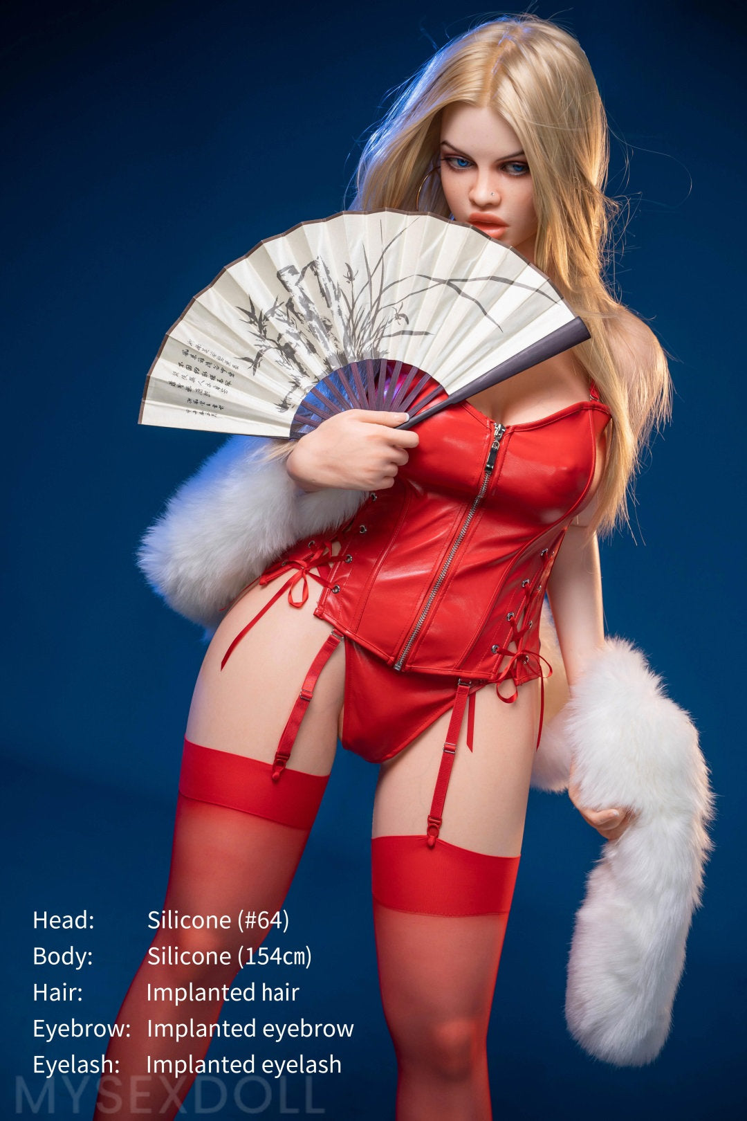 Jarliet | Dessie 5Ft 1/154cm Realistic Large Breast Silicone Head Sex Doll (Customizable)