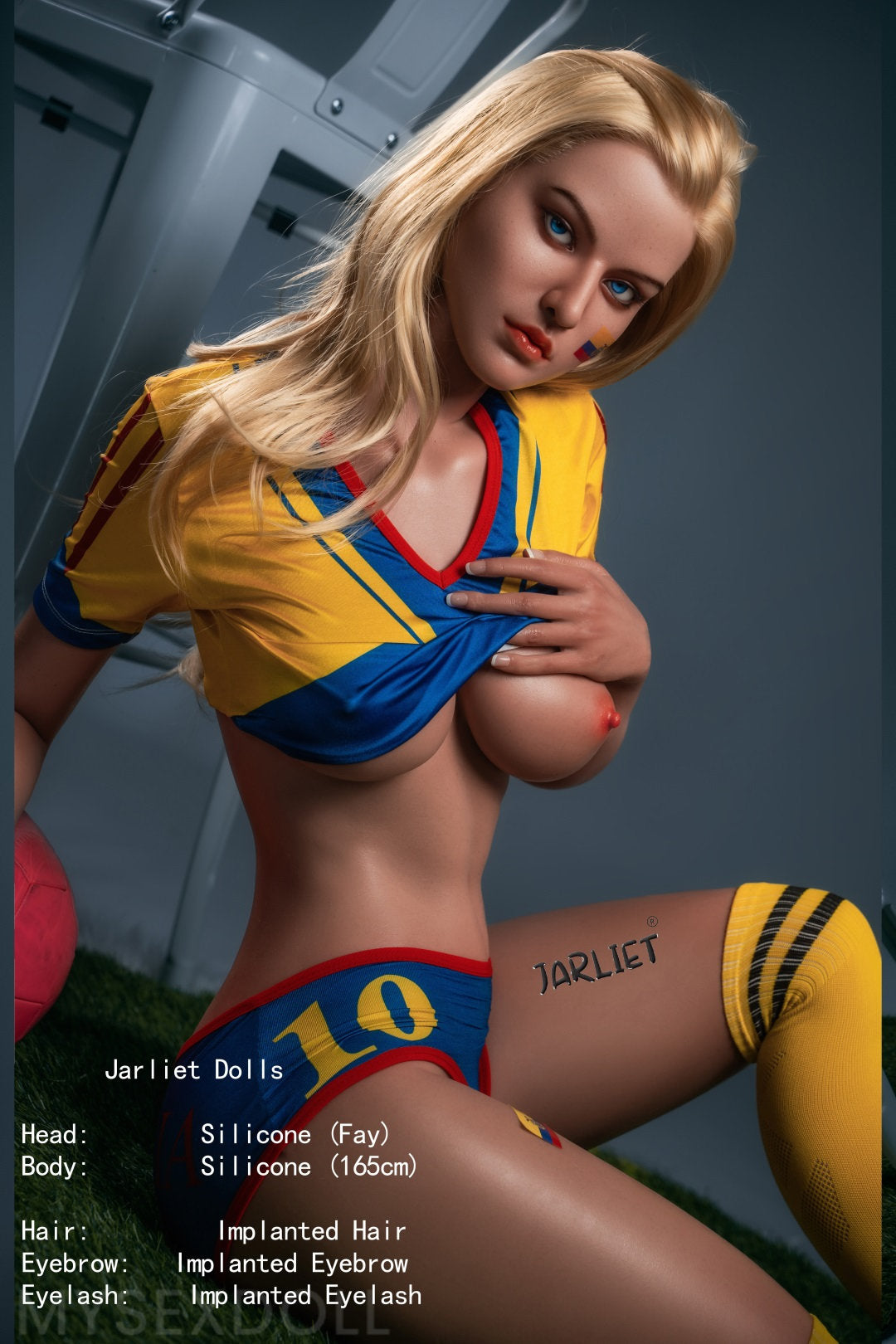 Jarliet | Le 5Ft 4/165cm Flexible Large Breast Silicone Sex Doll (Customizable)