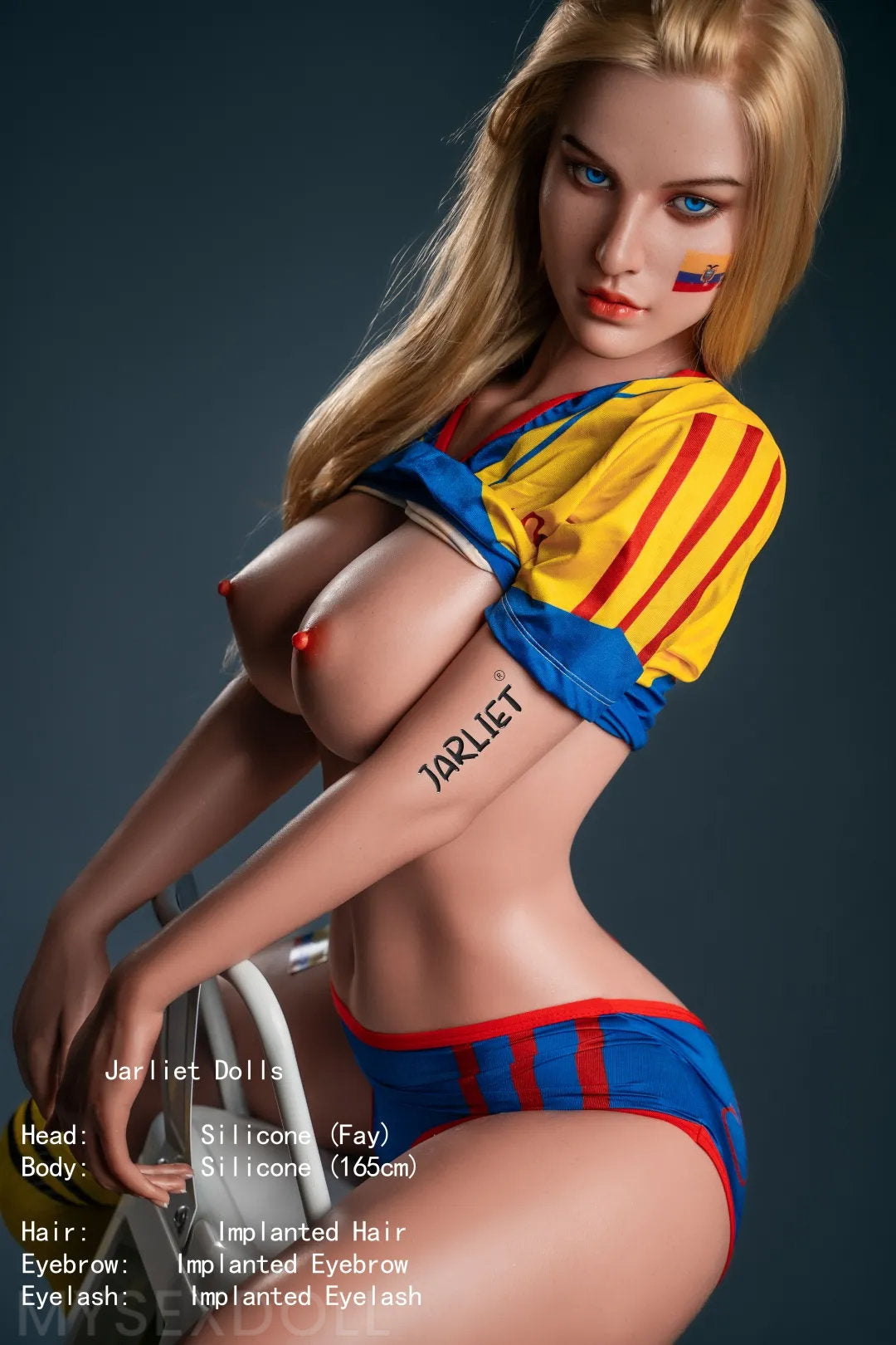 Jarliet | Le 5Ft 4/165cm Flexible Large Breast Silicone Sex Doll (Customizable)