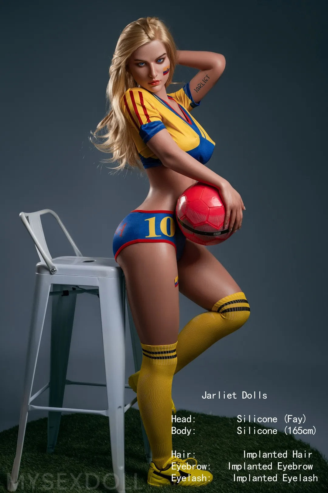 Jarliet | Le 5Ft 4/165cm Flexible Large Breast Silicone Sex Doll (Customizable)