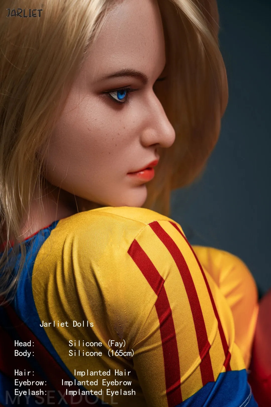 Jarliet | Le 5Ft 4/165cm Flexible Large Breast Silicone Sex Doll (Customizable)