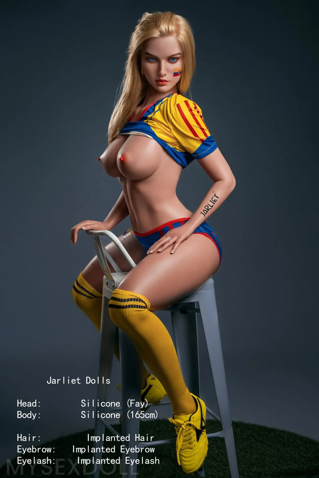 Jarliet | Le 5Ft 4/165cm Flexible Large Breast Silicone Sex Doll (Customizable)
