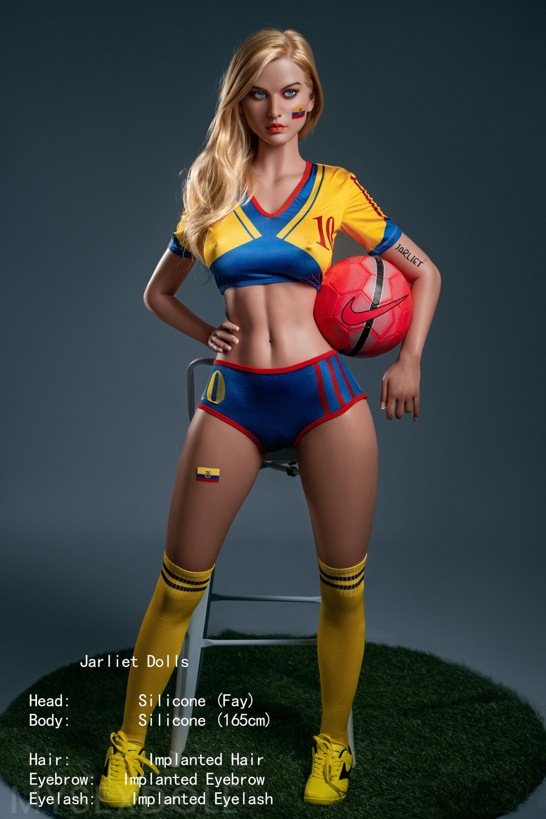 Jarliet | Le 5Ft 4/165cm Flexible Large Breast Silicone Sex Doll (Customizable)