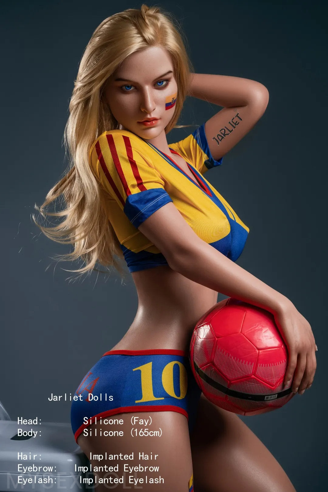 Jarliet | Le 5Ft 4/165cm Flexible Large Breast Silicone Sex Doll (Customizable)