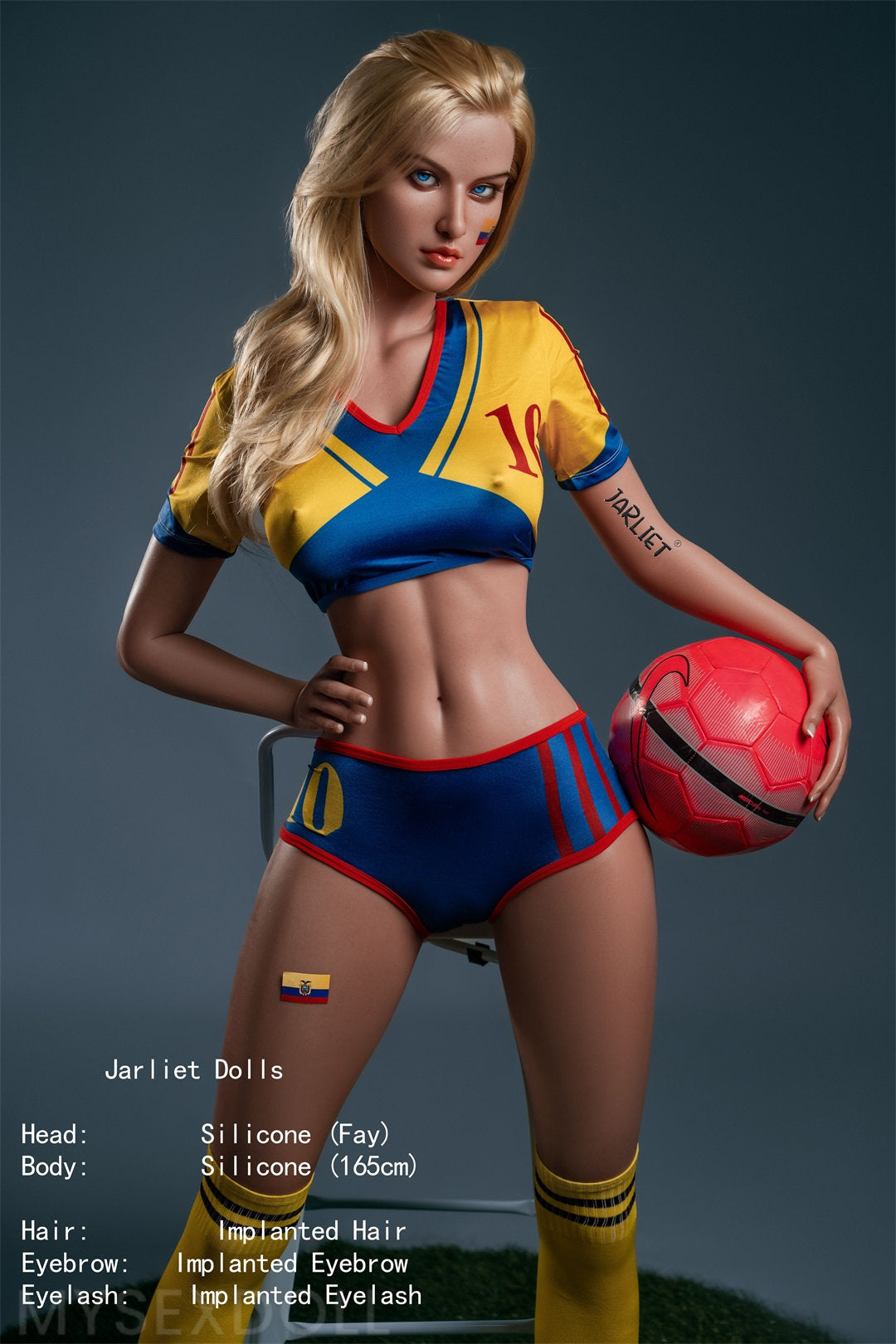 Jarliet | Le 5Ft 4/165cm Flexible Large Breast Silicone Sex Doll (Customizable)
