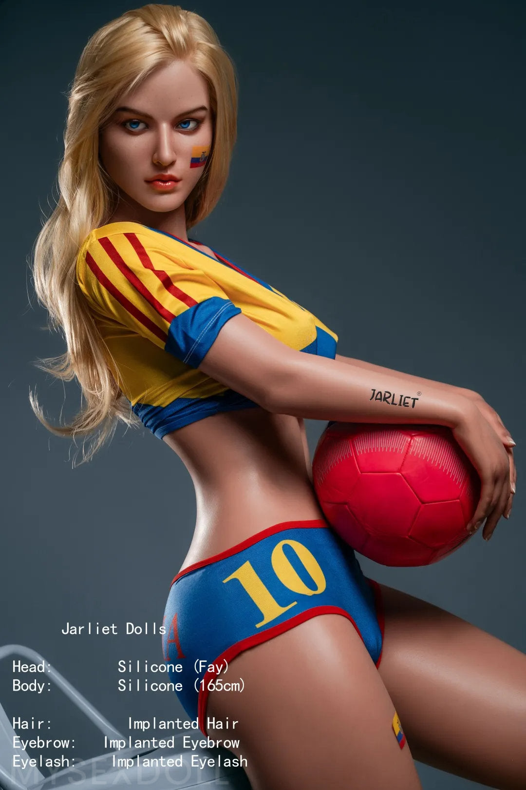 Jarliet | Le 5Ft 4/165cm Flexible Large Breast Silicone Sex Doll (Customizable)