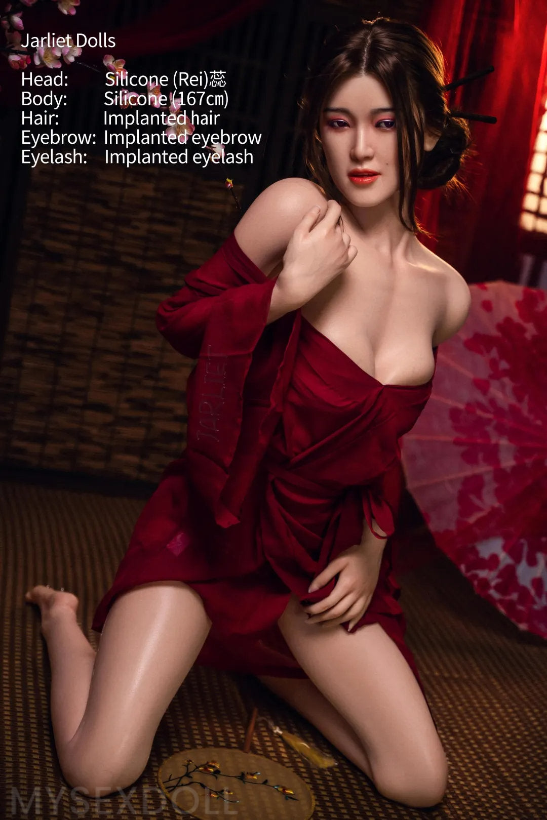 Jarliet | Katheleen 5Ft 5/167cm Realistic Medium Breast Silicone Sex Doll (Customizable)