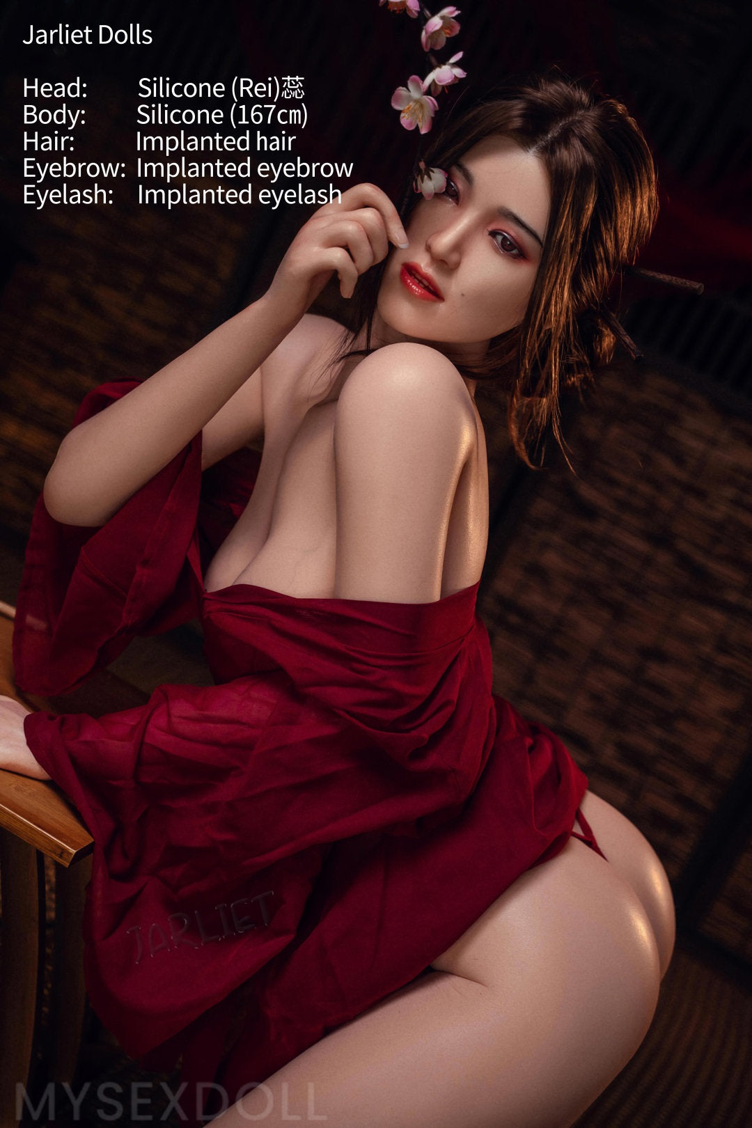 Jarliet | Katheleen 5Ft 5/167cm Realistic Medium Breast Silicone Sex Doll (Customizable)