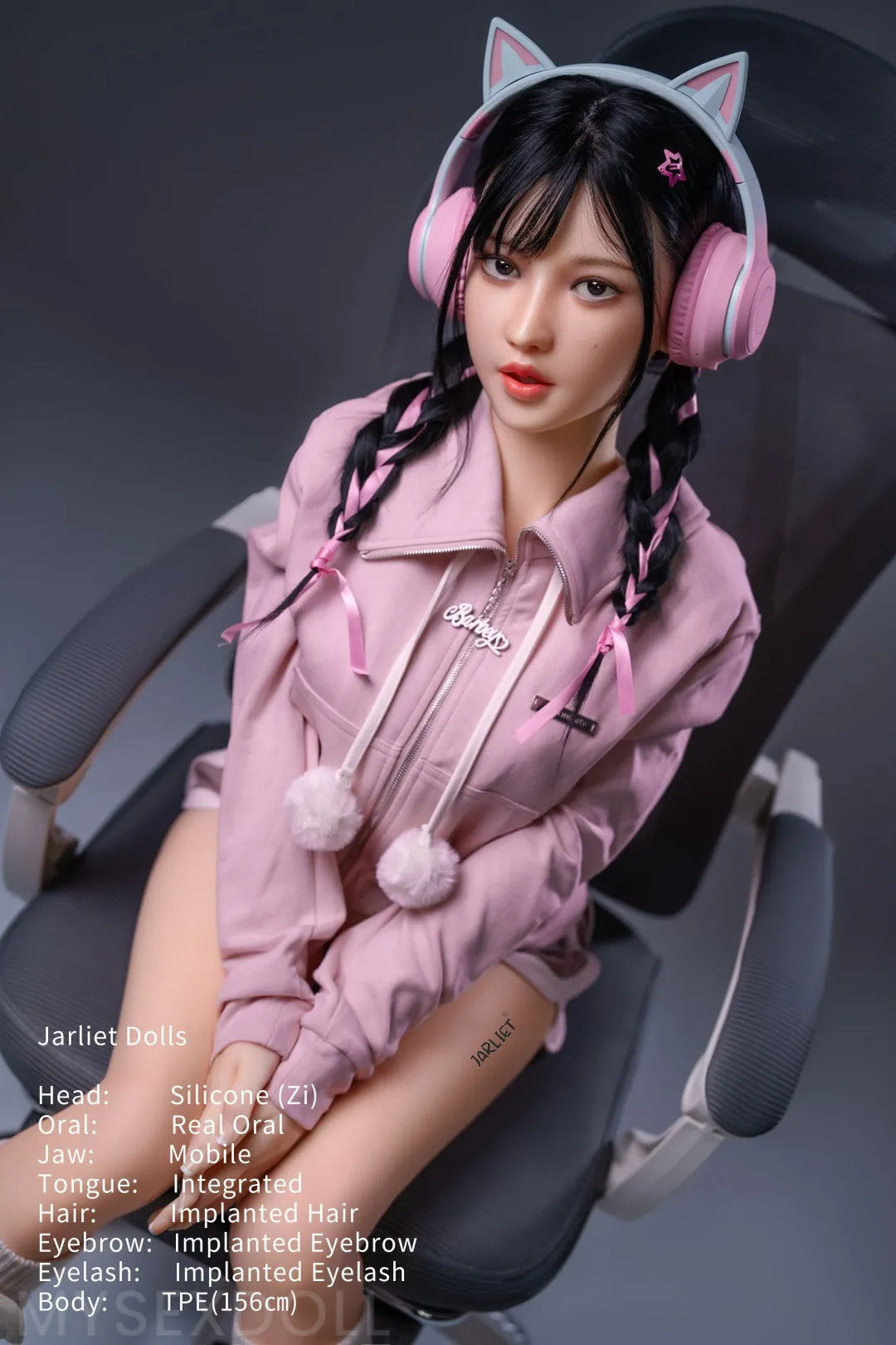Jarliet | Latanya 5Ft 1/156cm Flexible Large Breast Silicone Head Sex Doll (Customizable)